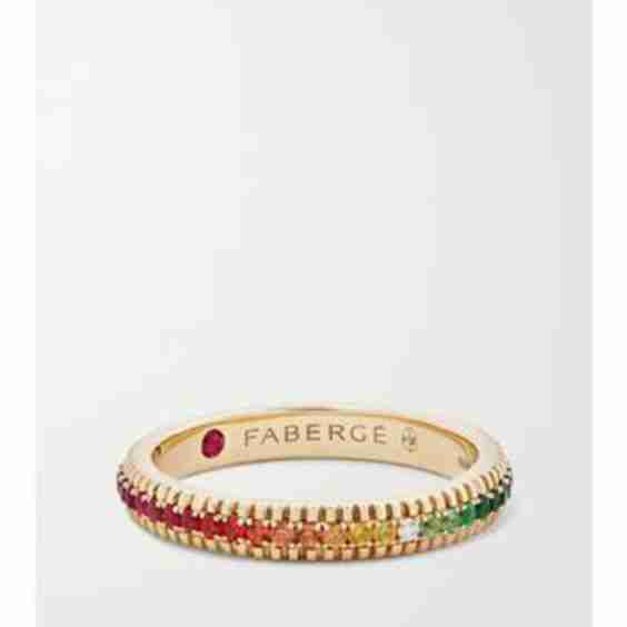 Colours Of Love 18-Karat Gold Multi-Stone Ring