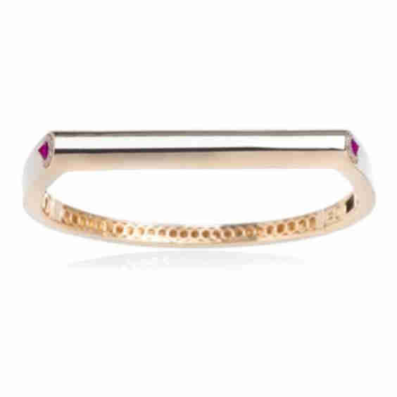 Grace Diamond & Stone Bangle Bracelet