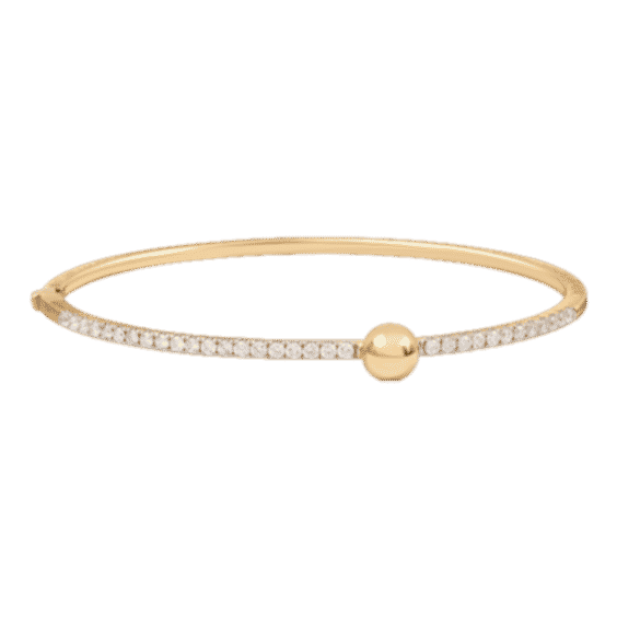 Pavé Ball Bangle Bracelet