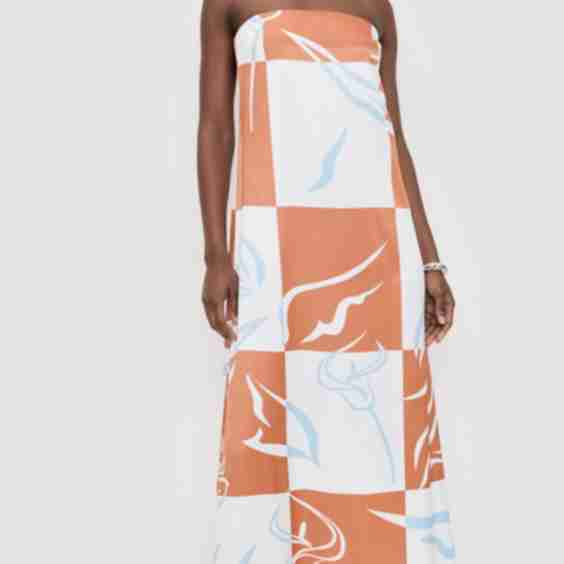 Delaney Strapless Maxi Dress