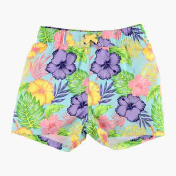 Floral Fruit Swim Trunks