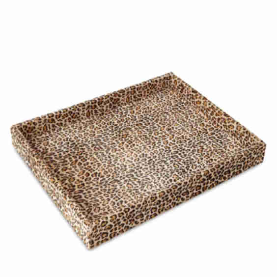 Cheetah Print Hair-On-Hide Tray