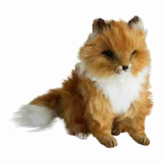 Sitting Fox Stuffed Animal