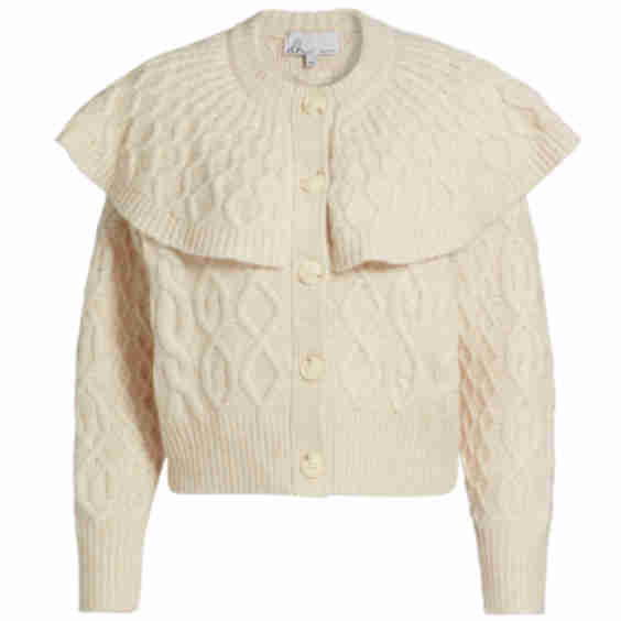 Domino Caped Cardigan