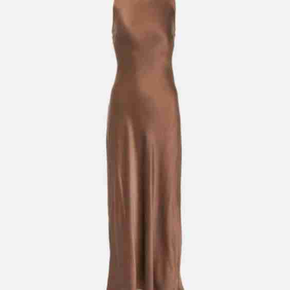 Valencia Silk Satin Midi Dress