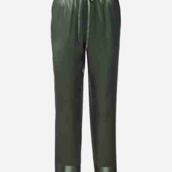 Melbourne Mid-Rise Silk Pants