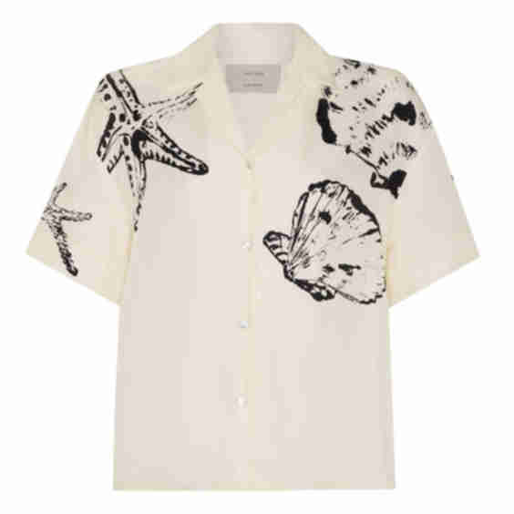 ASCENO x Lucy Delius Rock Pool Silk Shirt