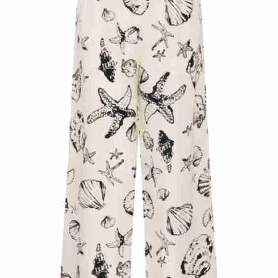 ASCENO x Lucy Delius Rock Pool Silk Trouser