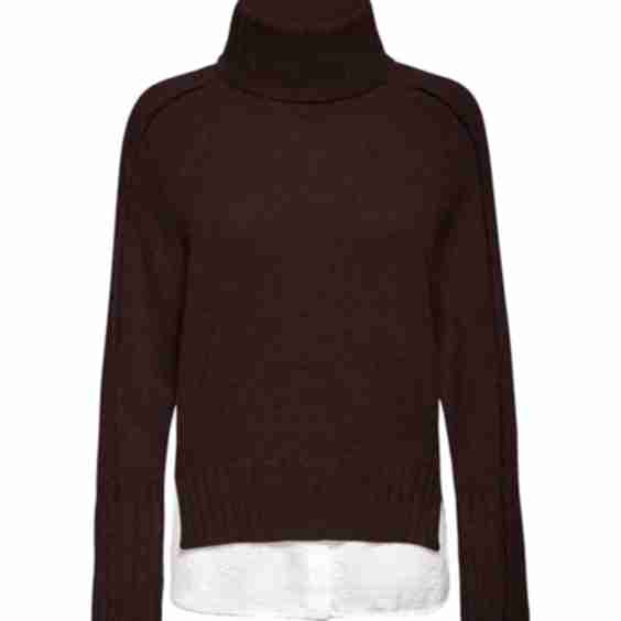 The Jolie Fringe Layered Looker Sweater