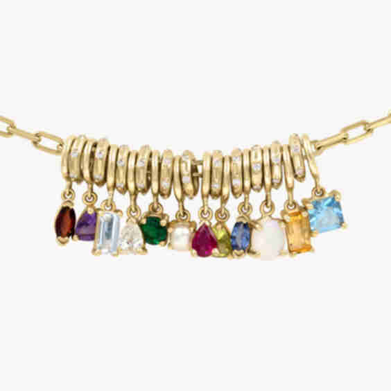 Birthstone Charm Necklace