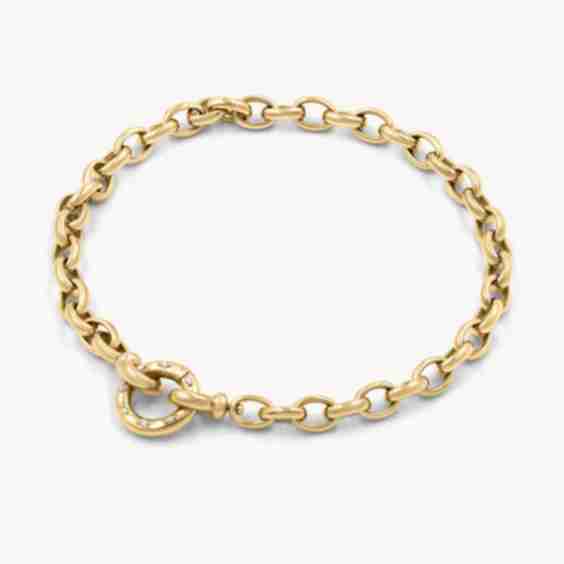 Chunky Link Diamond Bracelet