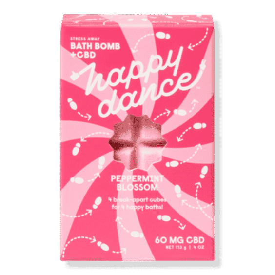 Stress Away CBD Bath Bomb - Peppermint Blossom