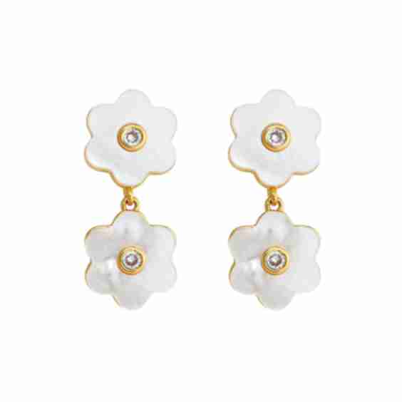 Mother of Pearl Garden Drop Earrings