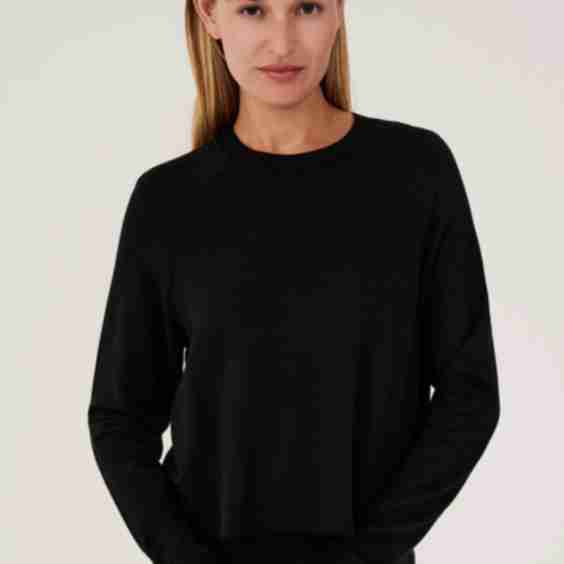 Warm Up Crop Fleece Sweatshirt