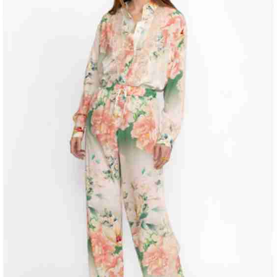 Ruksana Silk Easy Pants