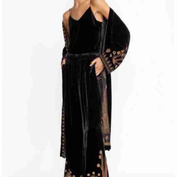 Heidi Velvet Wide Leg Pant