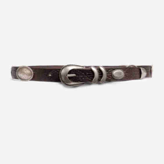 Antico Italian Leather Conch Belt