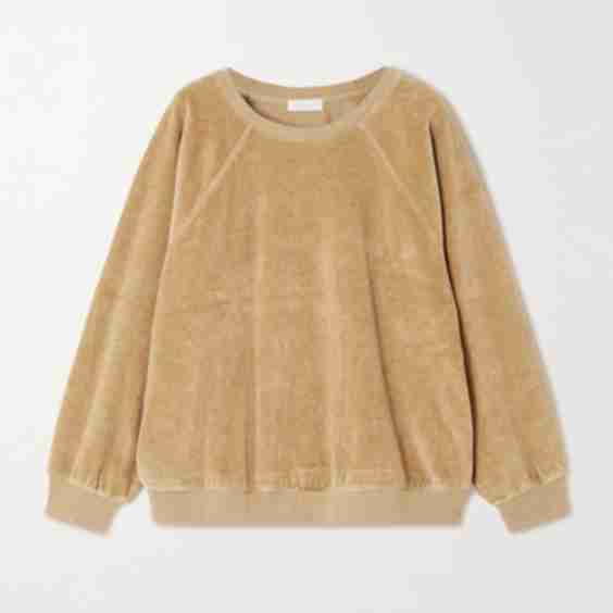 The Samos Oversized Sweatshirt in Velour