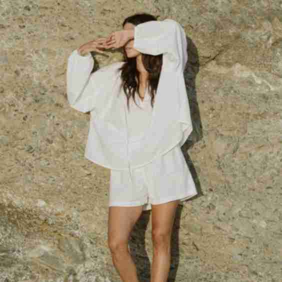 White Sleepwear Set