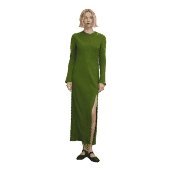 Flowing Long Sleeve Dress