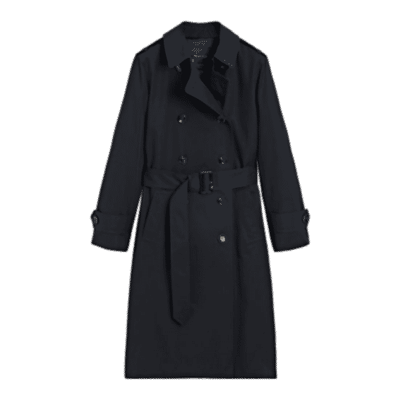 Double Breasted Cotton Trench Coat