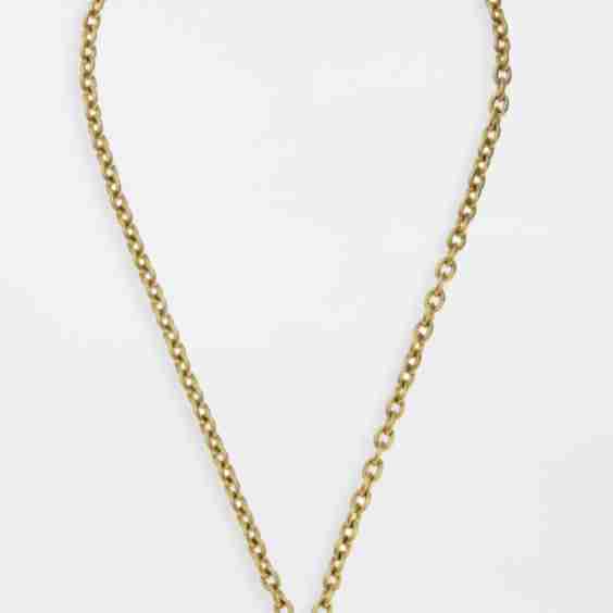 Chanel Gold Sunburst Small Necklace