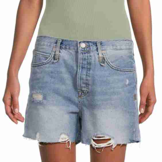 Makai Distressed Denim Shorts