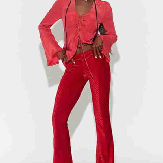Penny Pull-On Velvet Pants