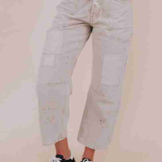 Moxie Pull-On Barrel Jeans