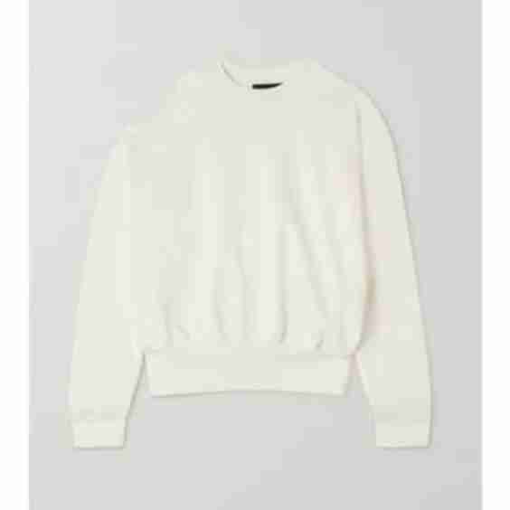 Cutout Cotton-Jersey Sweatshirt