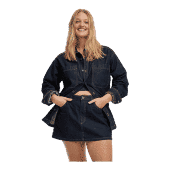 Denim Mini Skirt