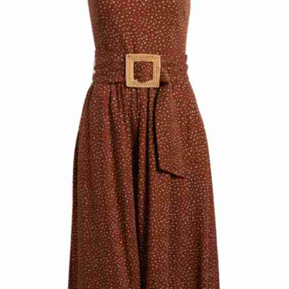 Buckle Fit & Flare Sundress
