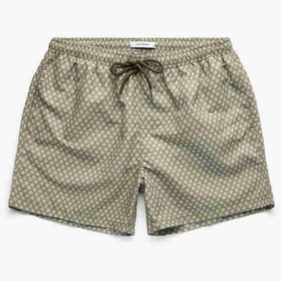 Tile Printed Swimshorts