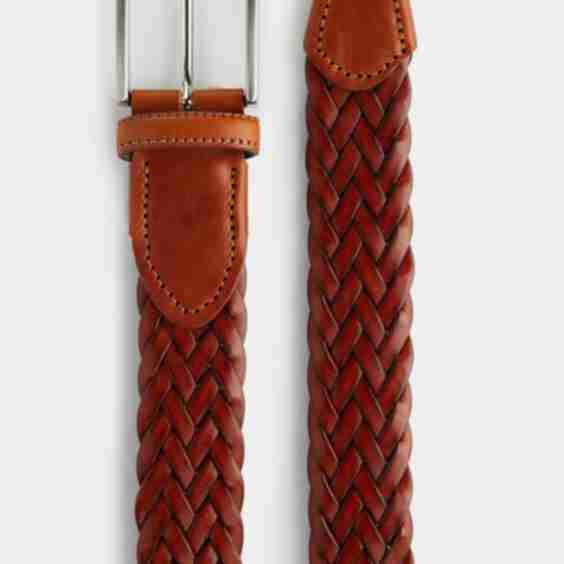 Braided Leather Belt