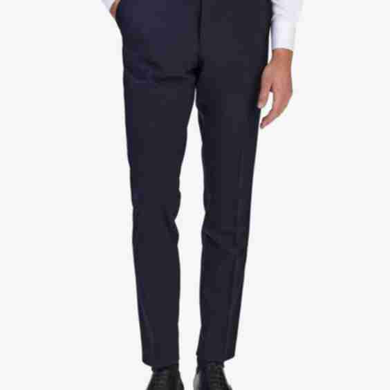 Wool Stretch Suit Trousers 