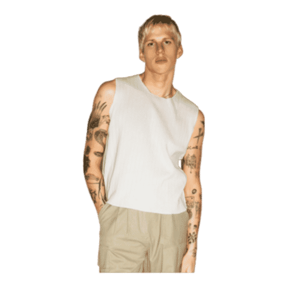 Camden Raw-Edge Muscle Tank