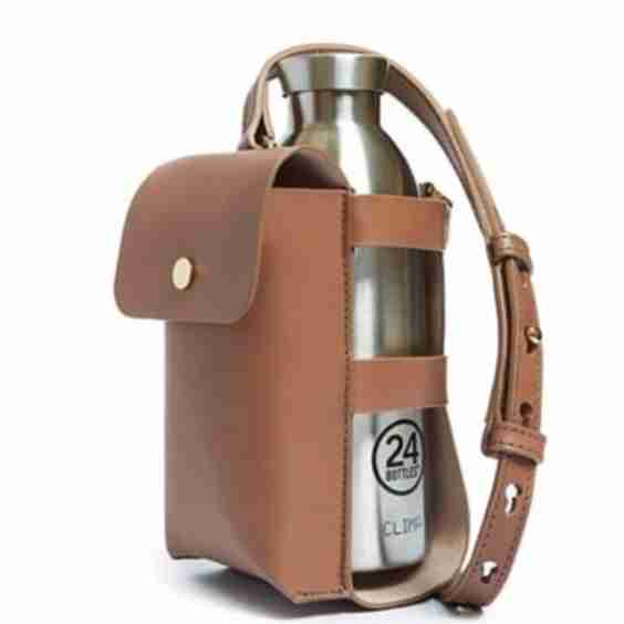 Italian Leather Bottle Bags