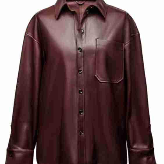Oversize Leather Shirt