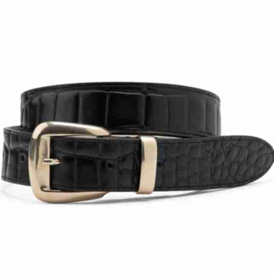 Milano Belt Croc Embossed Leather
