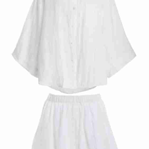 Oversized Organic Linen Set