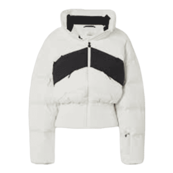 Juniper Duvet Striped Quilted Down Ski Jacket