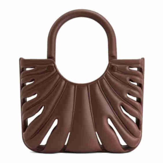 Faye Leaf Beach Top Handle Bag