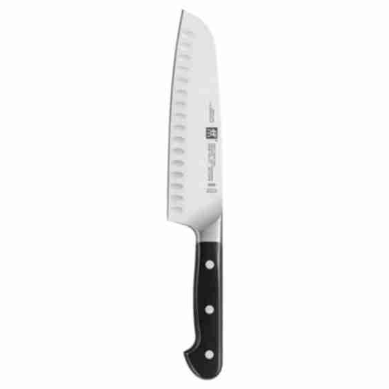 Professional "S" 7" Hollow Edge Santoku Knife