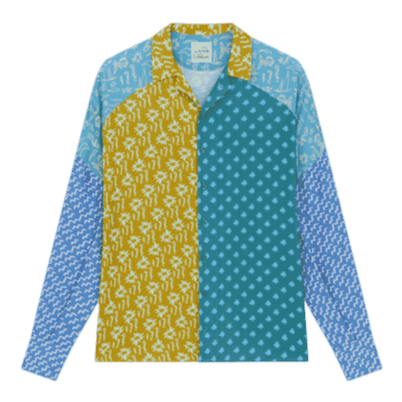 Blue Estrellitas Long Sleeve Shirt