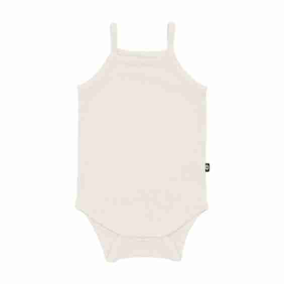 Ribbed Spaghetti Strap Bodysuit