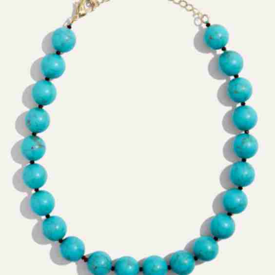 Turquoise Gumball Necklace