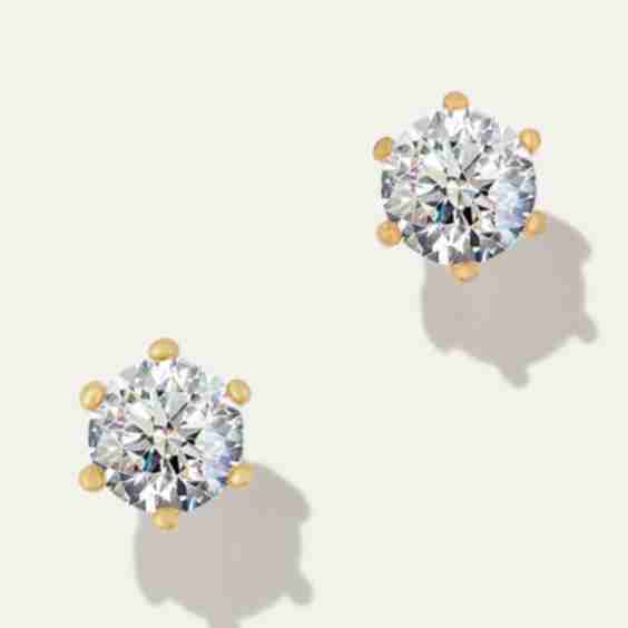 Sparkle Diamond Stud Earrings