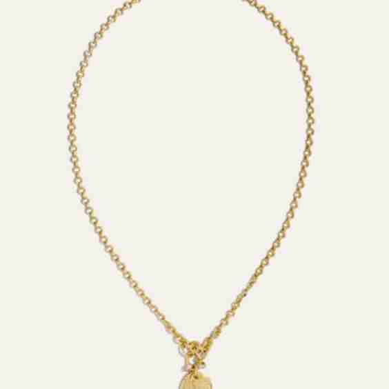 Hammered Petal Necklace