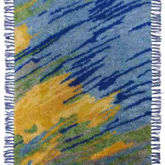 Multicolour Tableau Blur Rug