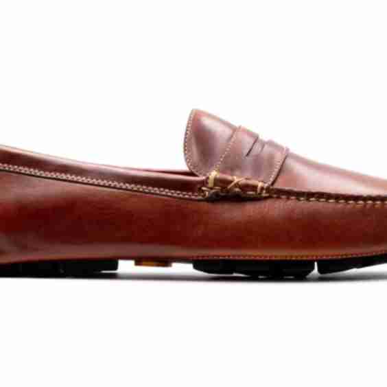 Saddle Leather Penny Driving Loafers